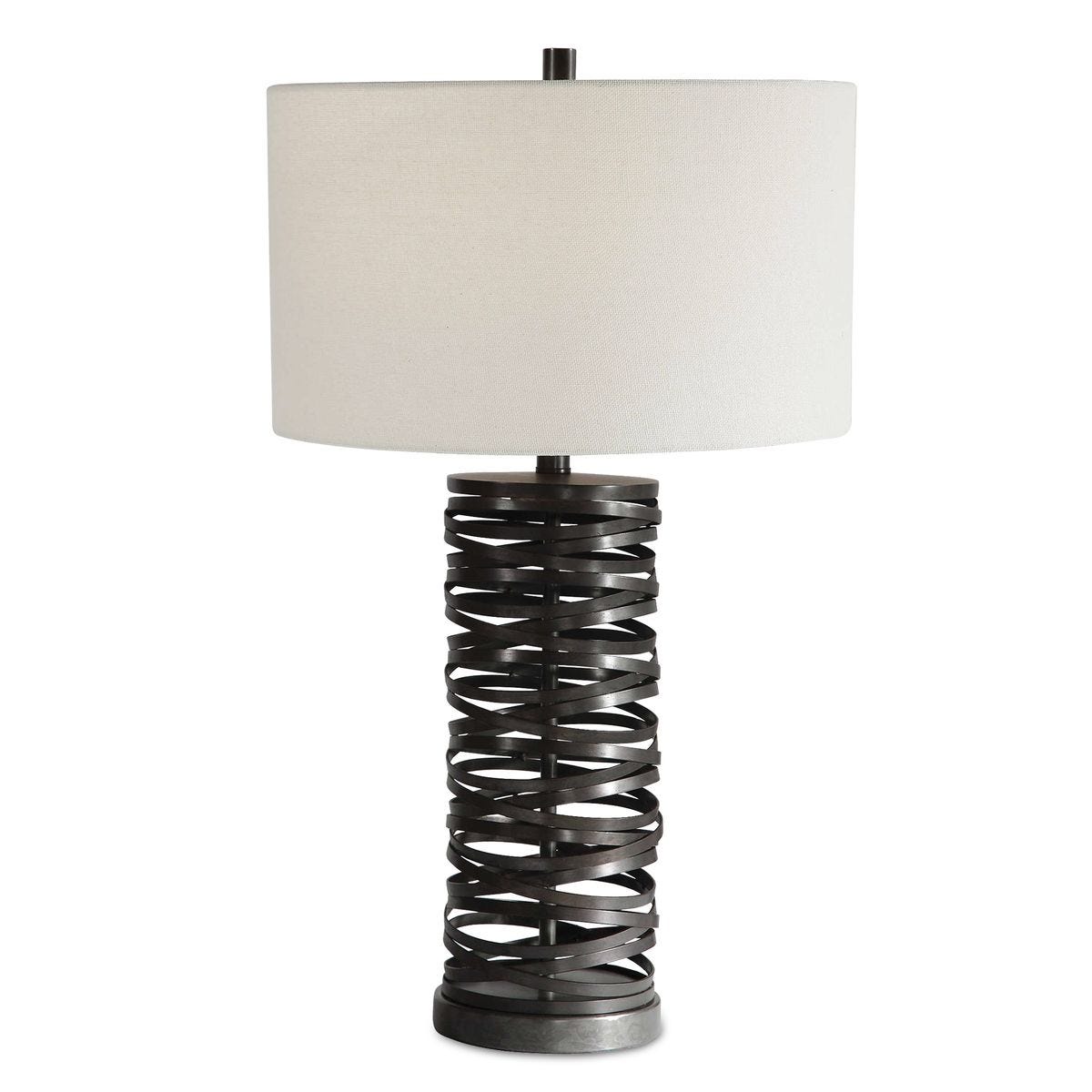 Alita Rust Black Table Lamp - Kings Fine Art & Decor
