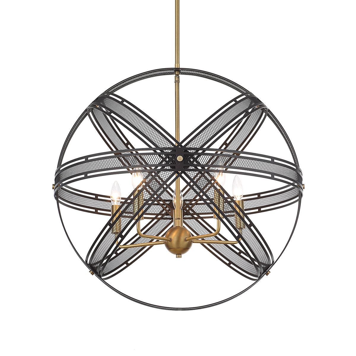 Spherical, 5 Lt Pendant