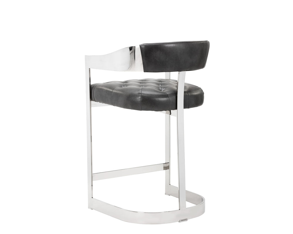 beaumont-counter-stool-stainless-steel-104015 - view 2