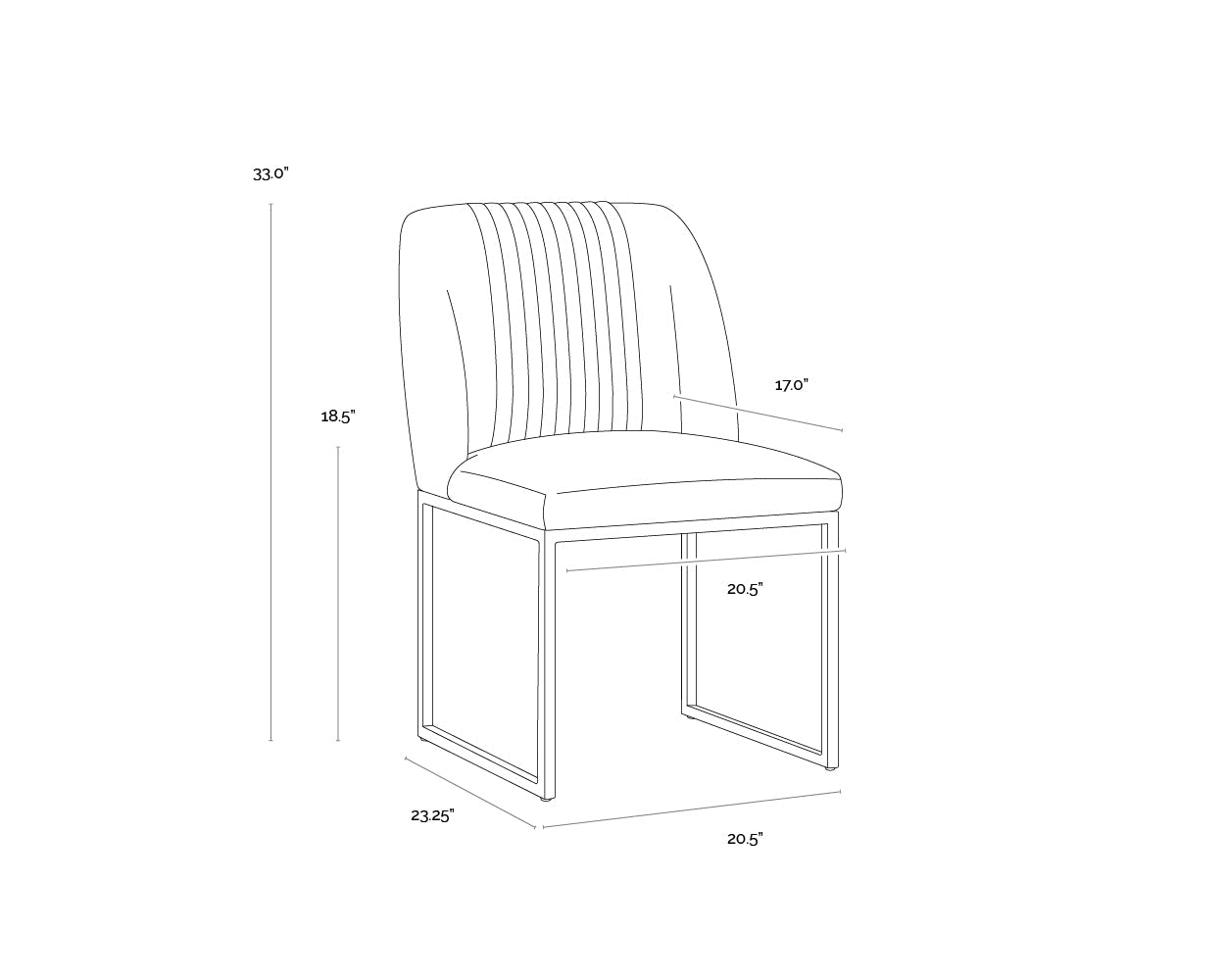 nevin-dining-chair-104142 - view 36