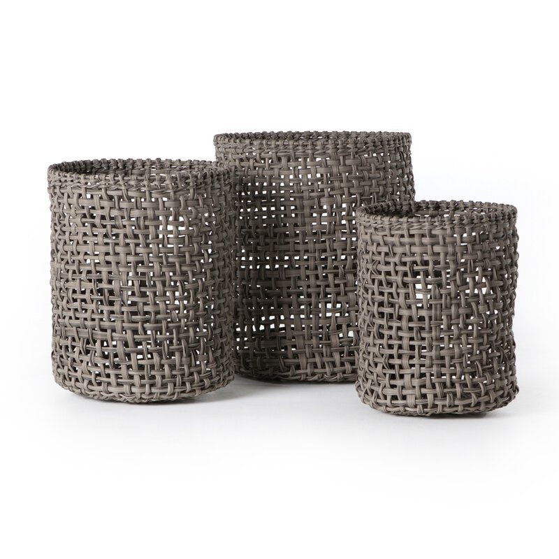 Natural Baskets (Set Of 3) - Kings Fine Art & Decor