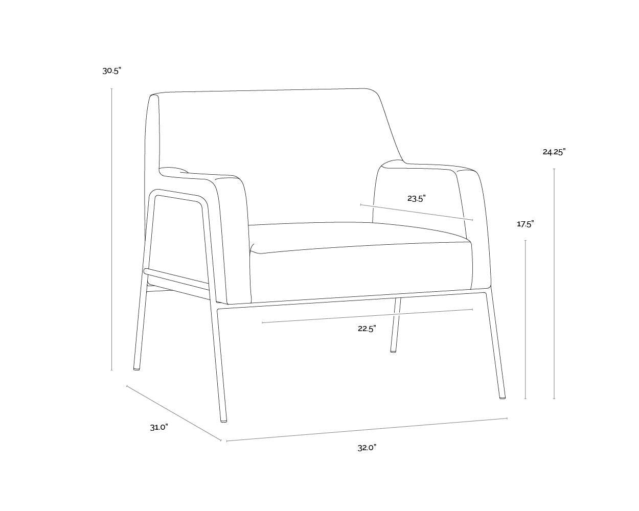 cybil-lounge-chair-105017 - view 26