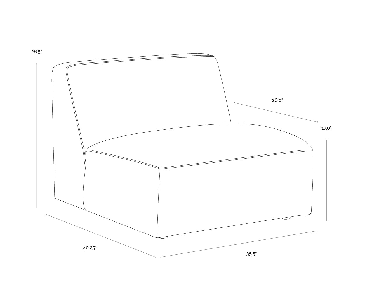 watson-modular-armless-chair-106174 - view 26