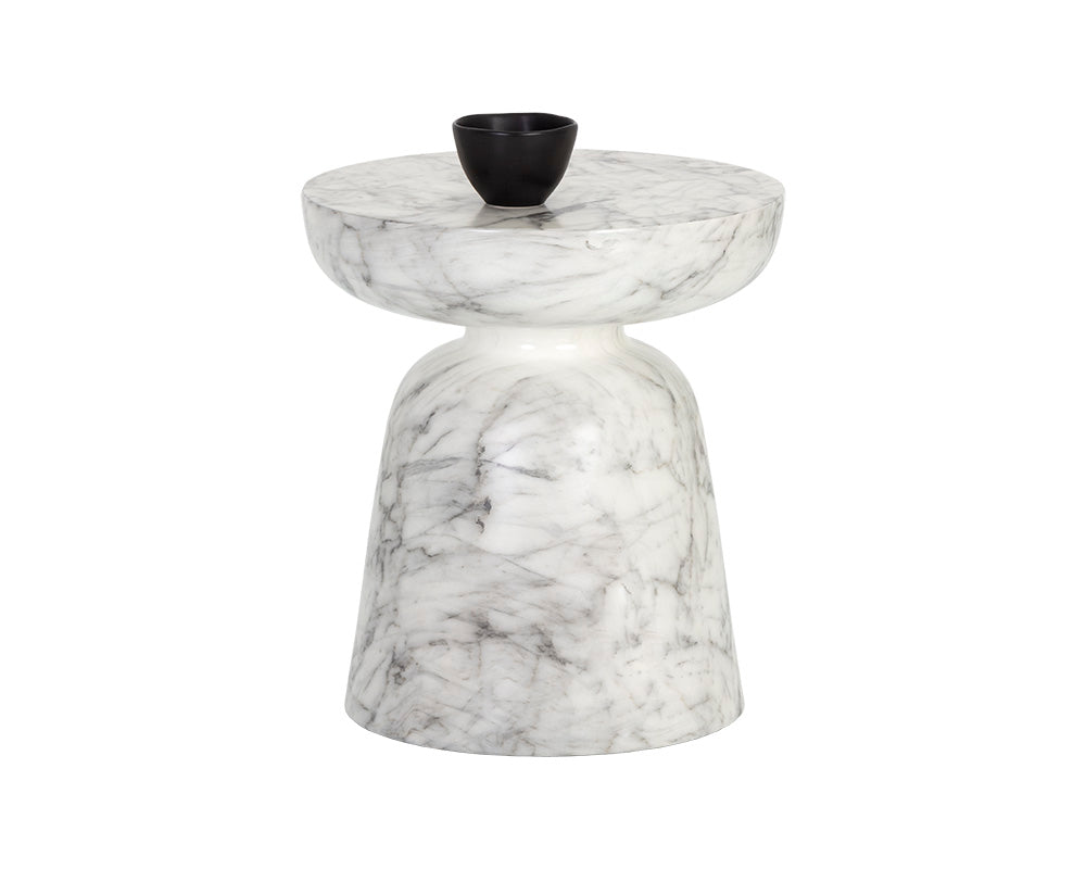lucida-end-table-marble-look-105011 - view 5