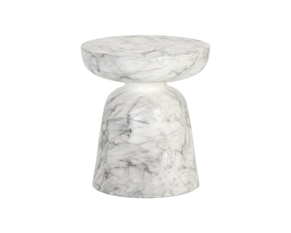 lucida-end-table-marble-look-105011 - view 8