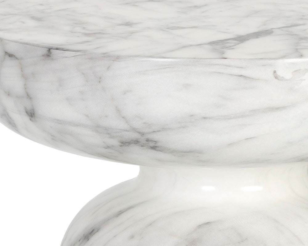 lucida-end-table-marble-look-105011 - view 9