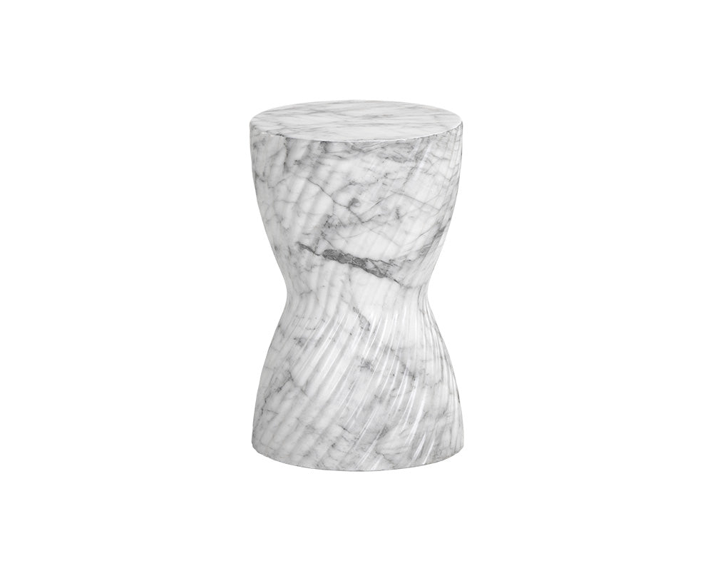 cara-end-table-marble-look-106774 - view 3