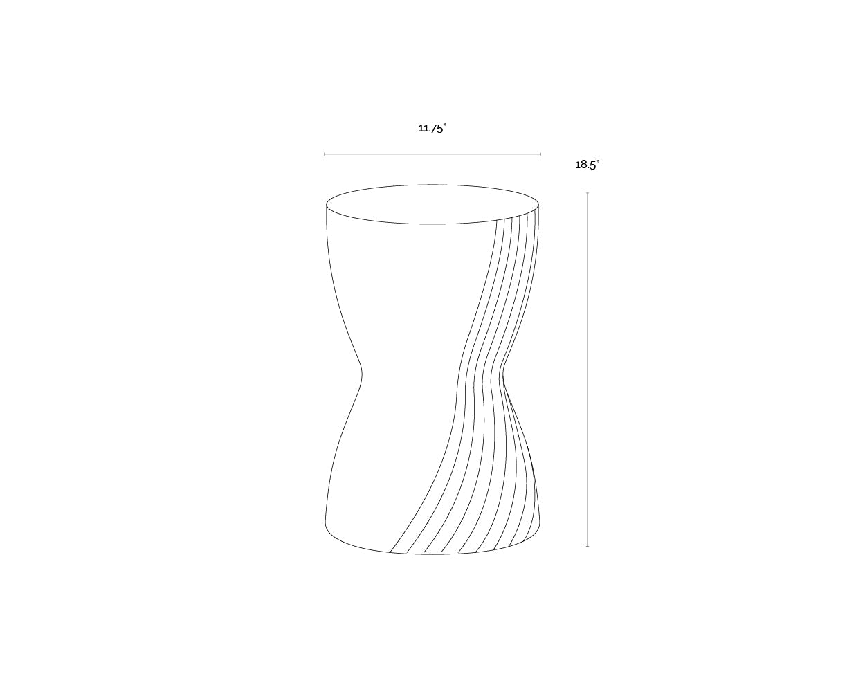 cara-end-table-marble-look-106774 - view 12