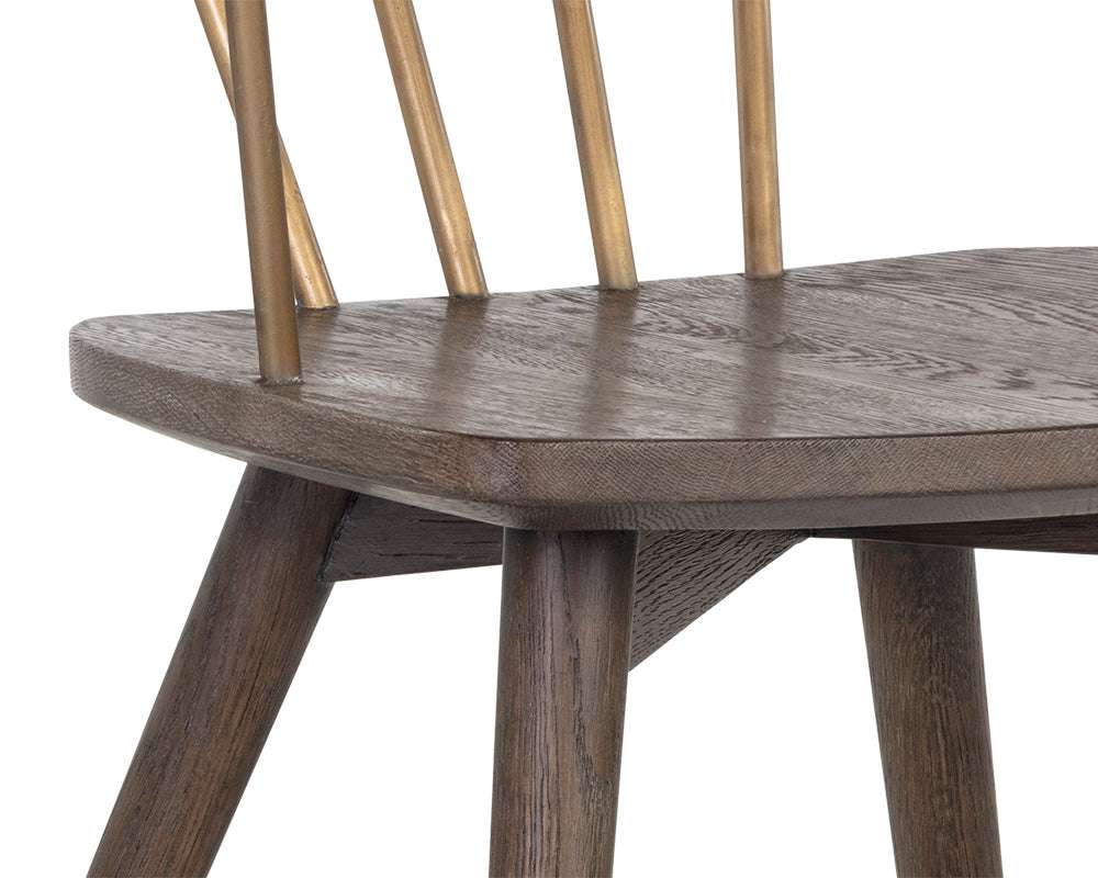 demi-dining-chair-distressed-brown-107287 - view 7