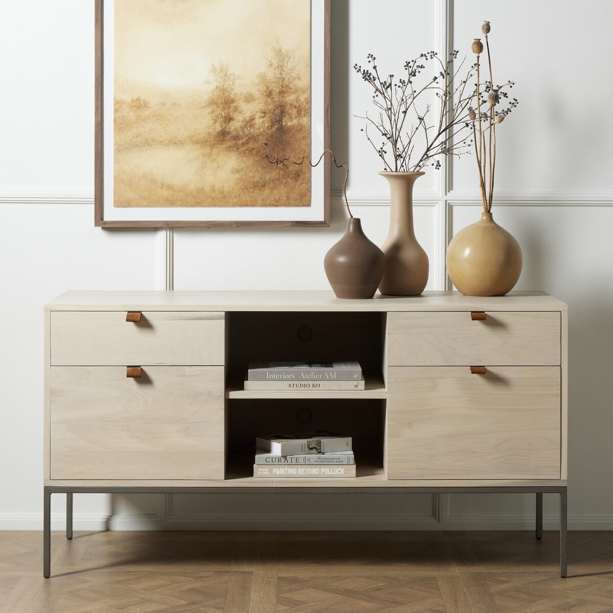 Trey Modular Filing Credenza - Kings Fine Art & Decor