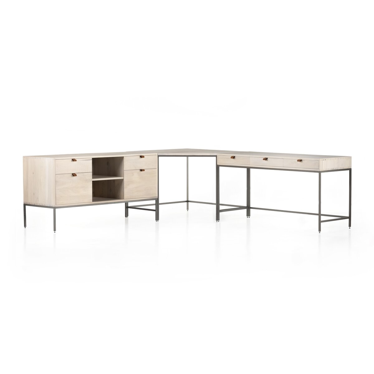 Trey Filing Credenza Desk System - Kings Fine Art & Decor