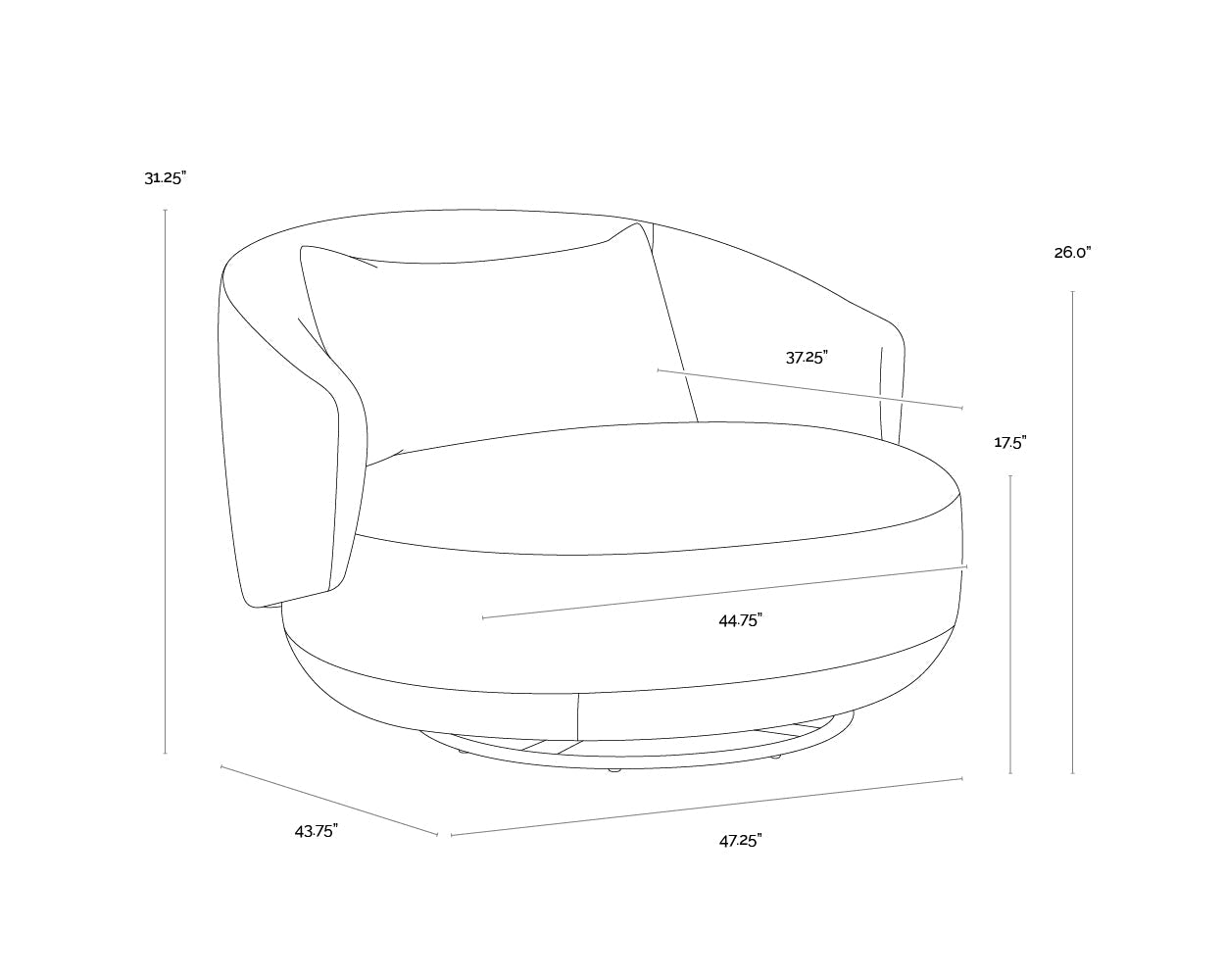 walsh-swivel-lounge-chair-107527 - view 8