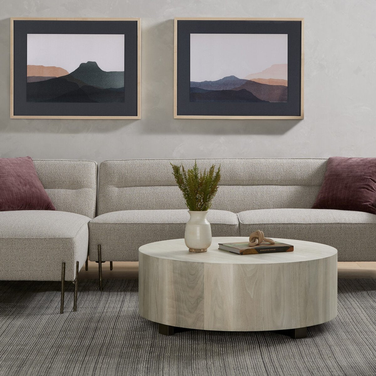 Hudson Round Coffee Table - Kings Fine Art & Decor