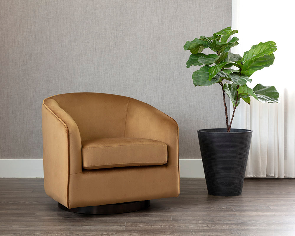 hazel-swivel-lounge-chair-dark-bronze-107966 - view 2