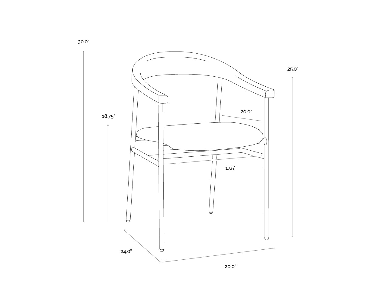 giorgio-dining-armchair-108692 - view 9