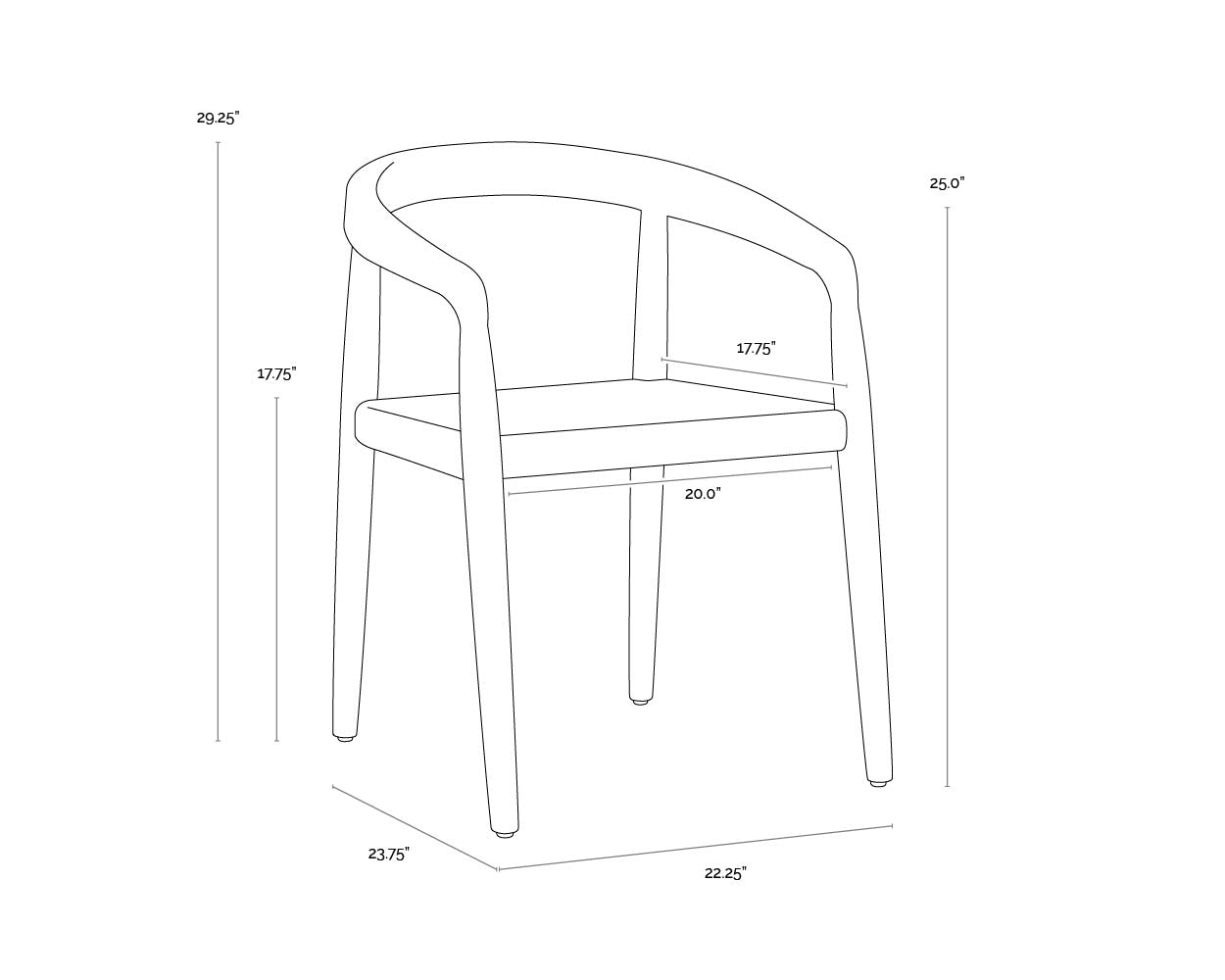 cayman-dining-armchair-109043 - view 12