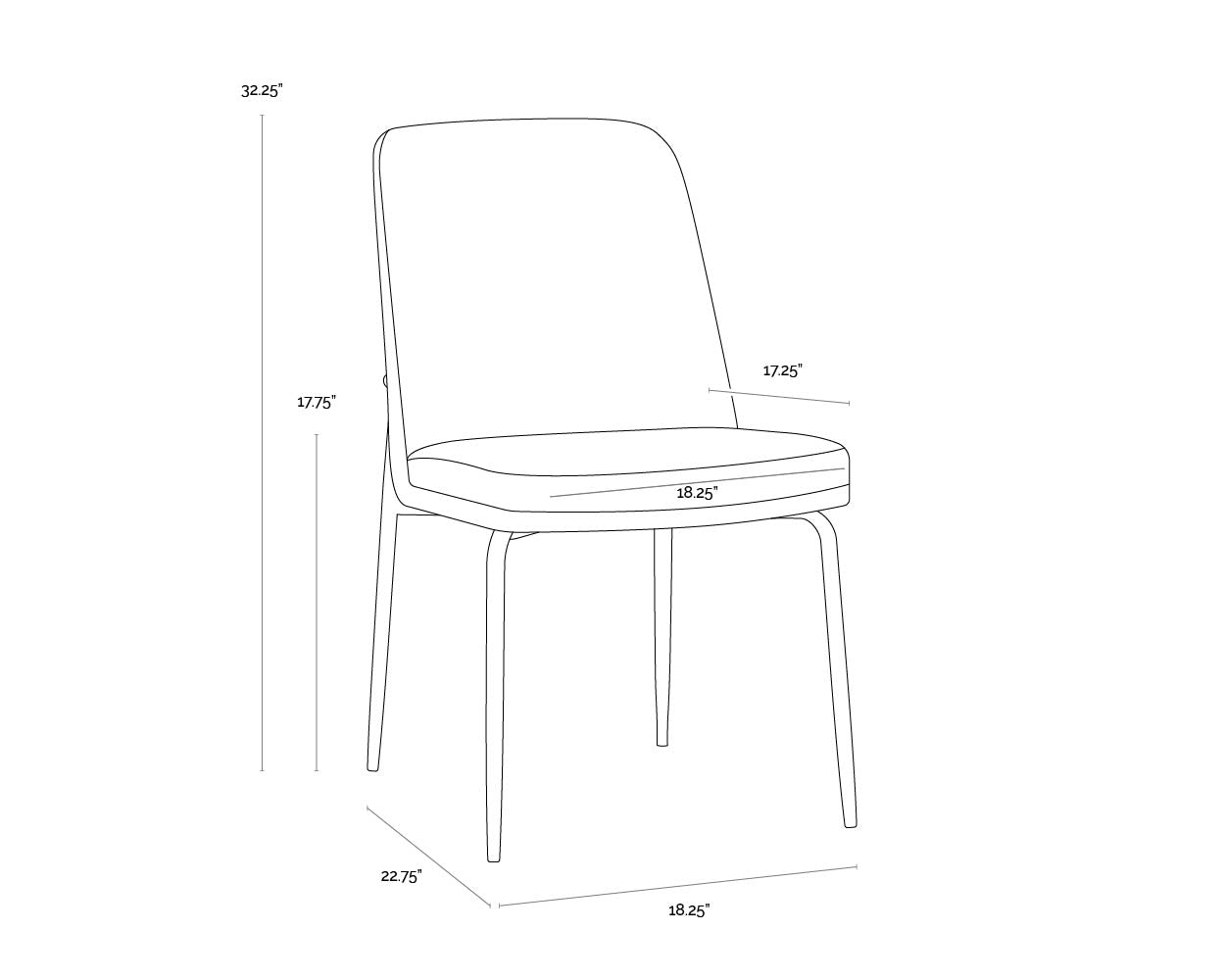 zeke-dining-chair-black-108516 - view 9