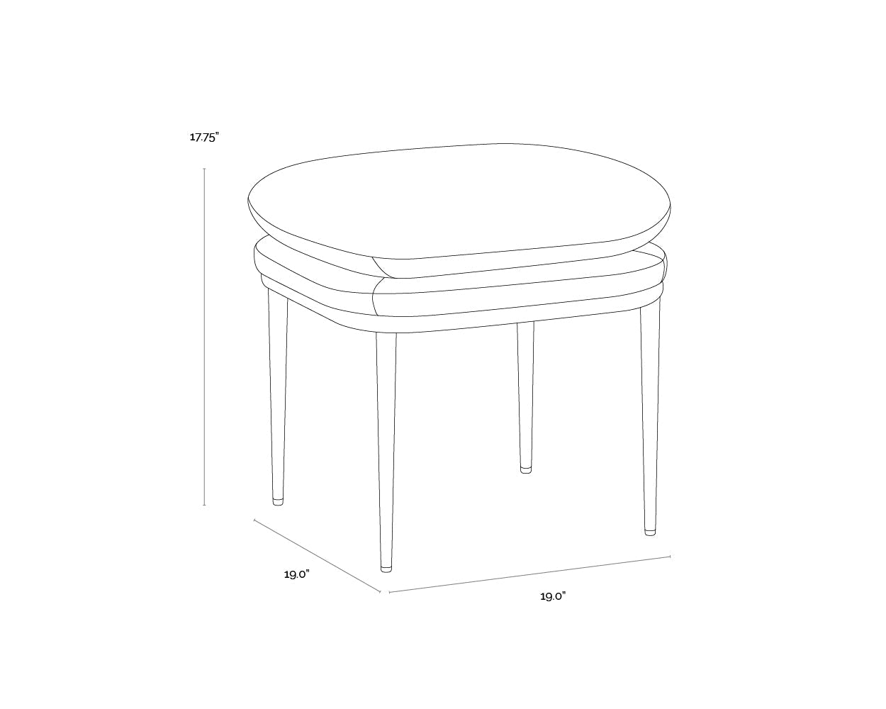 koffi-stool-dark-bronze-109315 - view 5