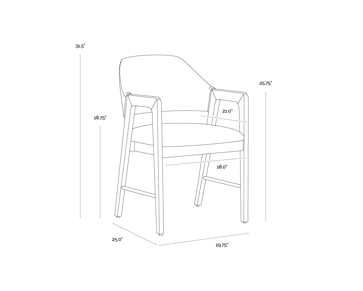 milton-dining-armchair-smoke-acacia-105210 - view 28