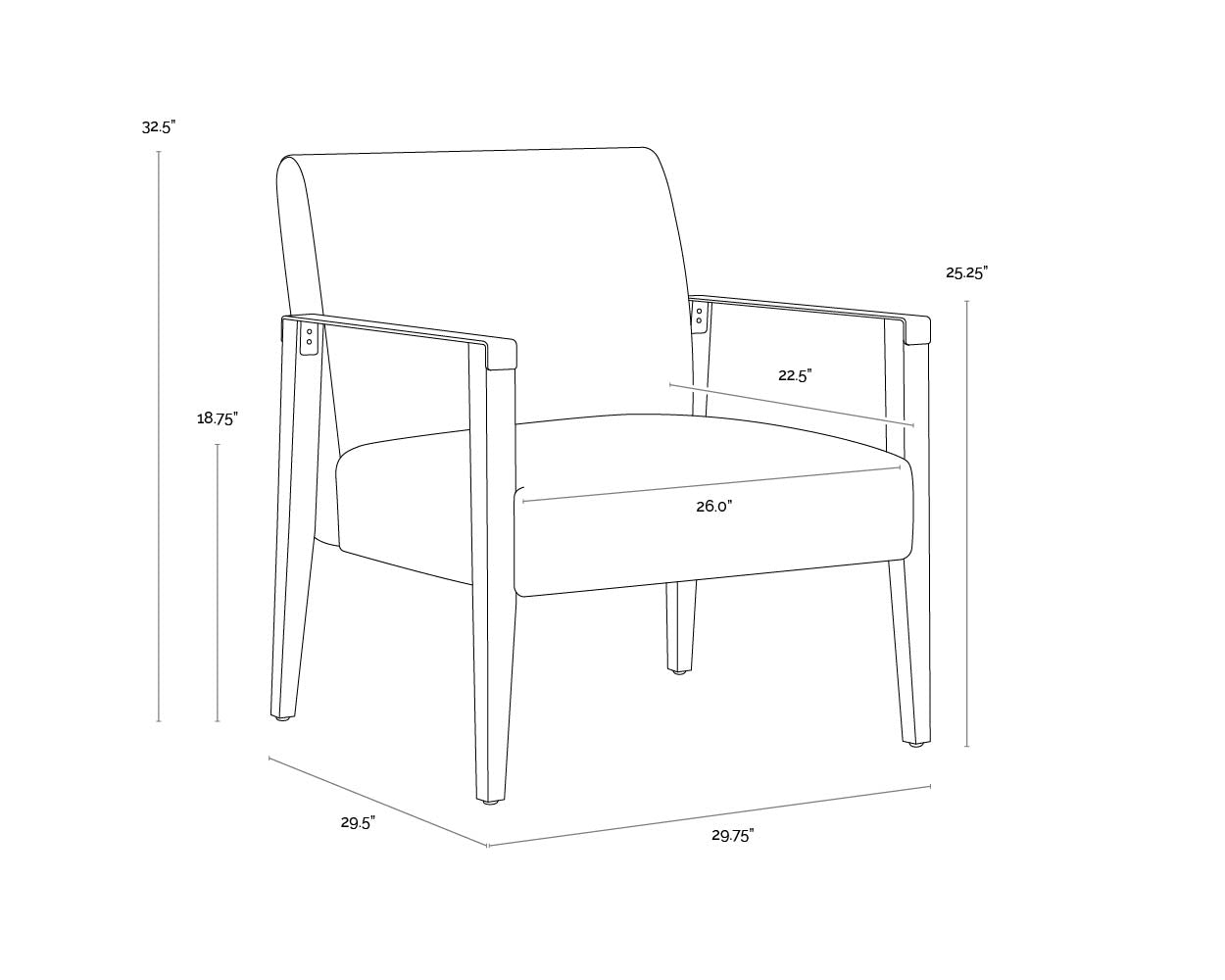 earl-lounge-chair-ash-grey-109856 - view 9