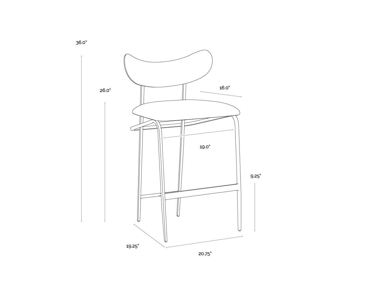 gibbons-counter-stool-antique-brass-110367 - view 9