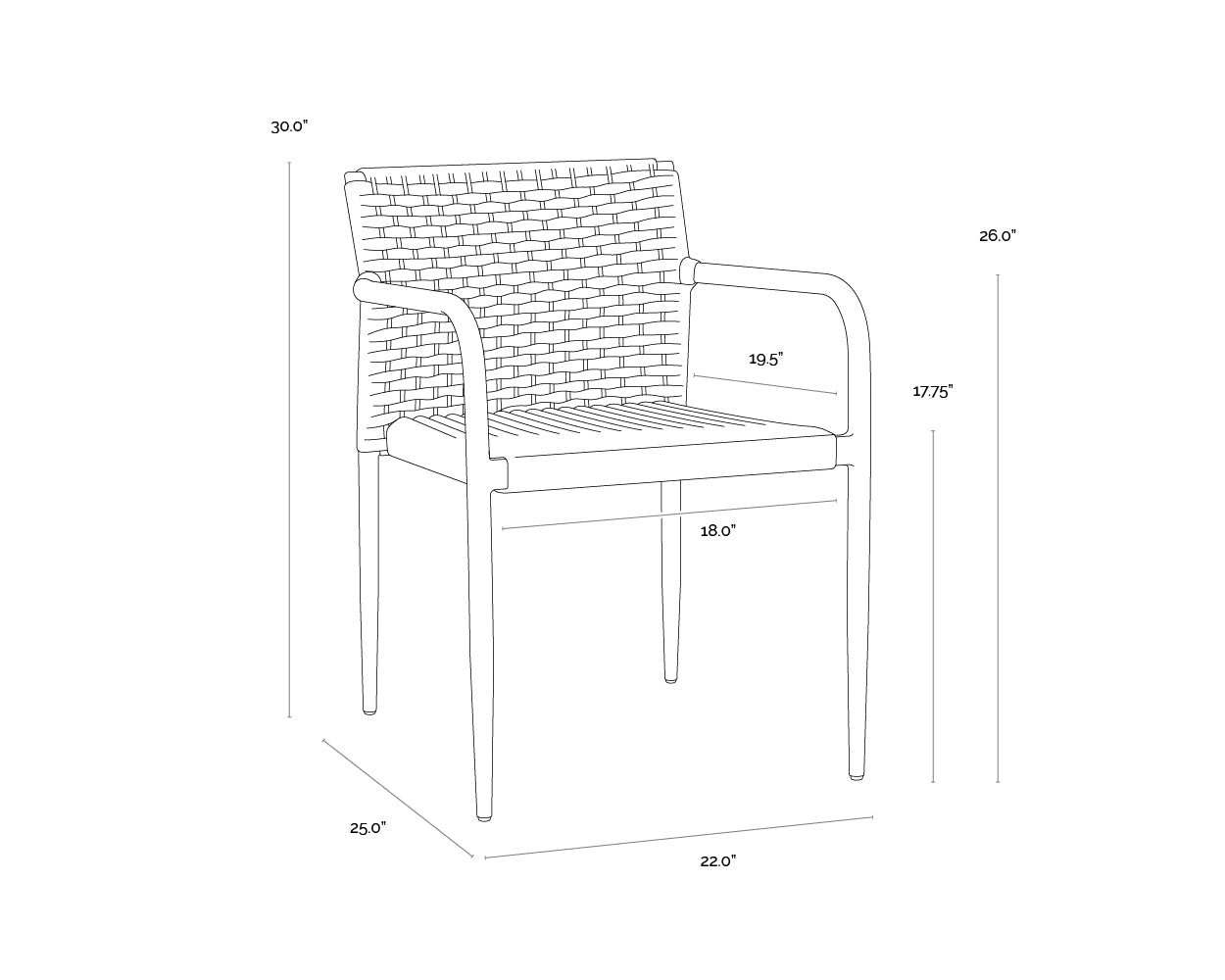 casella-stackable-dining-armchair-110979 - view 20