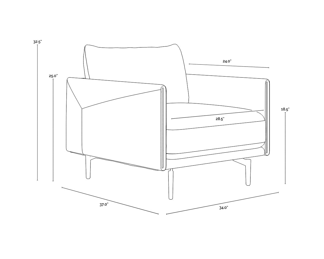 ashi-armchair-110997 - view 10
