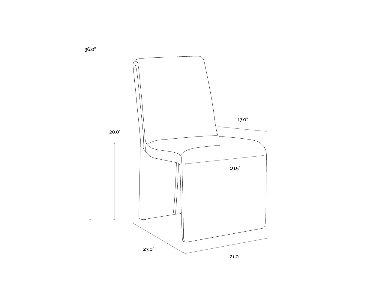 cascata-dining-chair-110463 - view 59