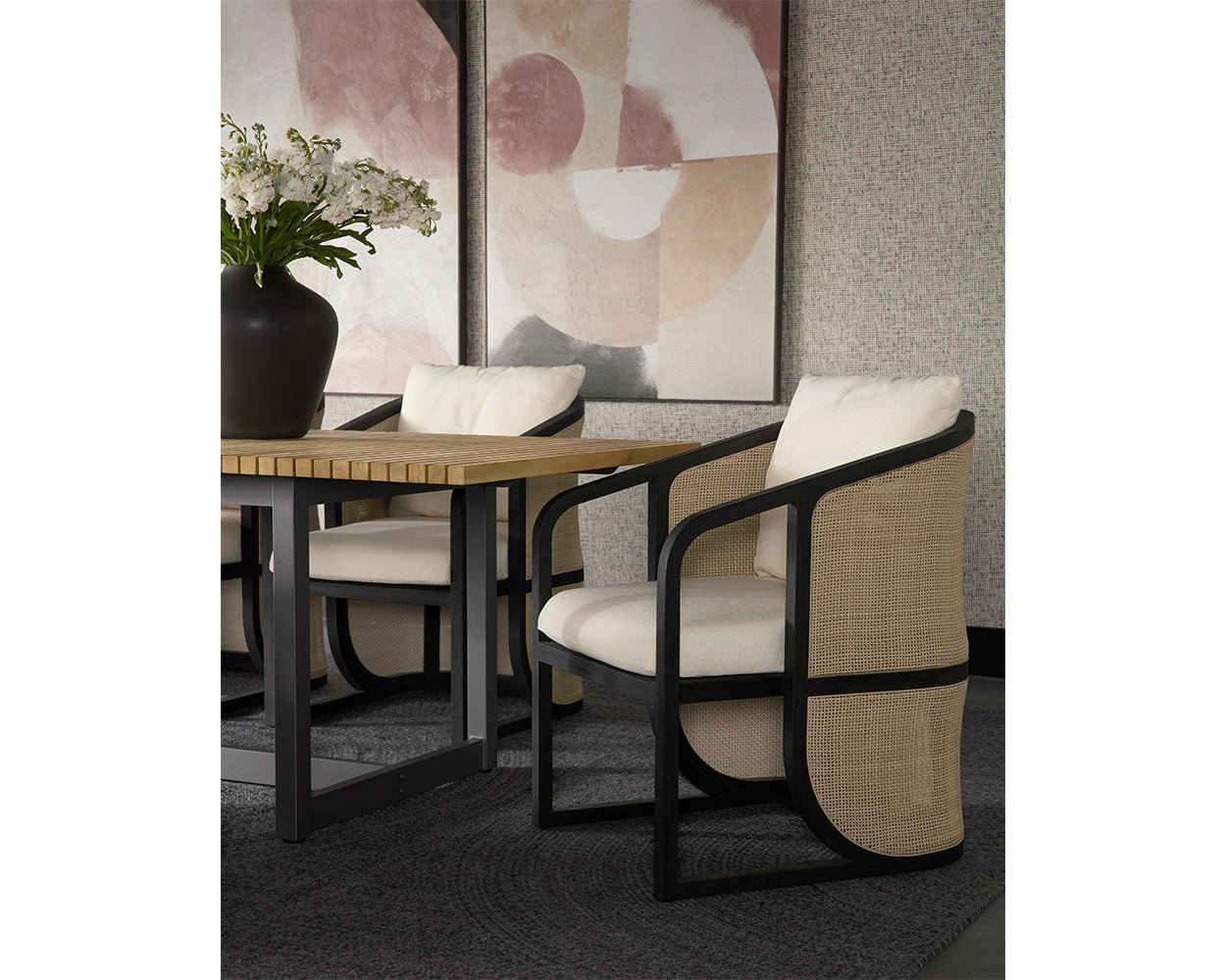 palermo-dining-chair-charcoal-111042 - view 2