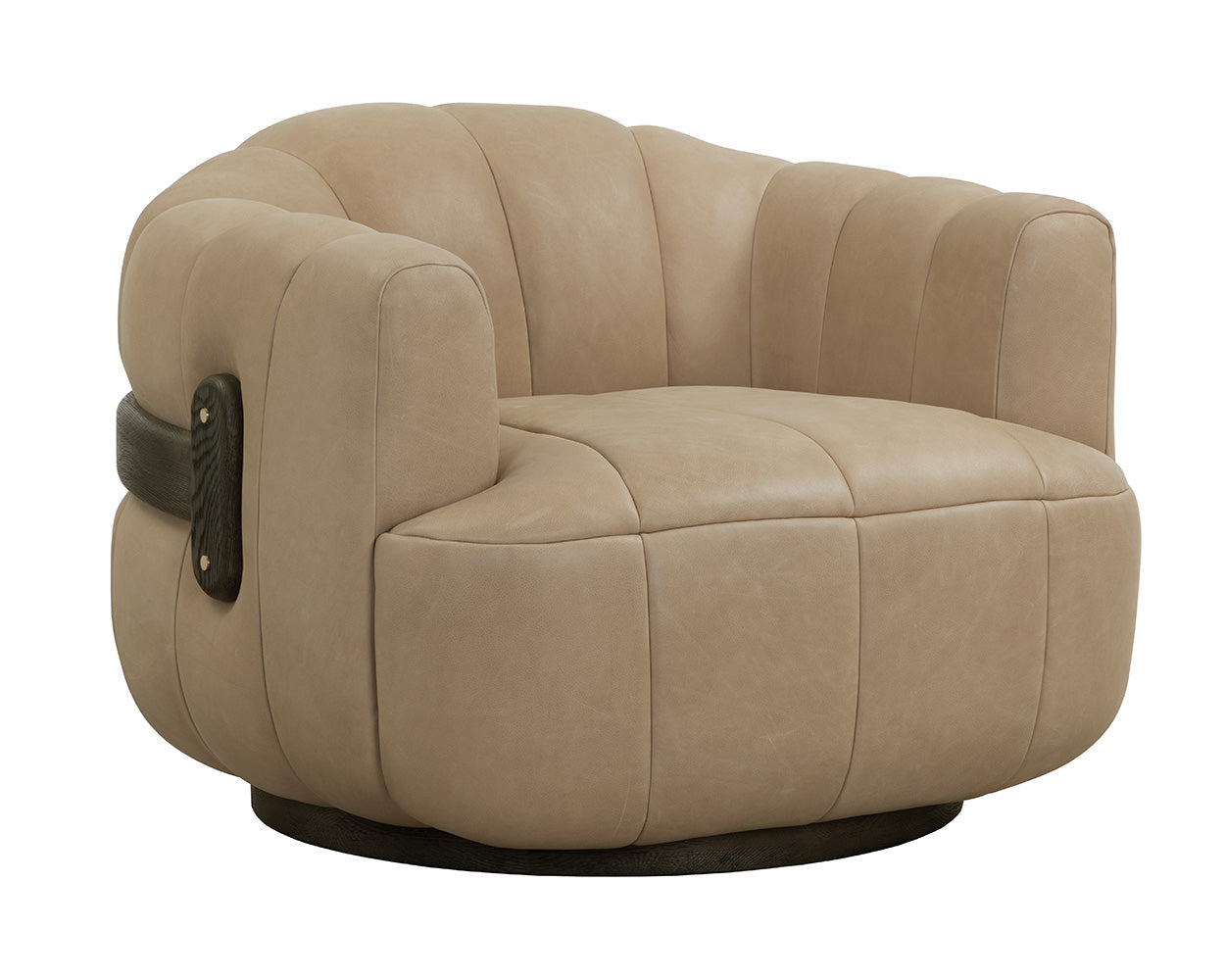tadeo-swivel-armchair-dark-brown-111080 - view 6