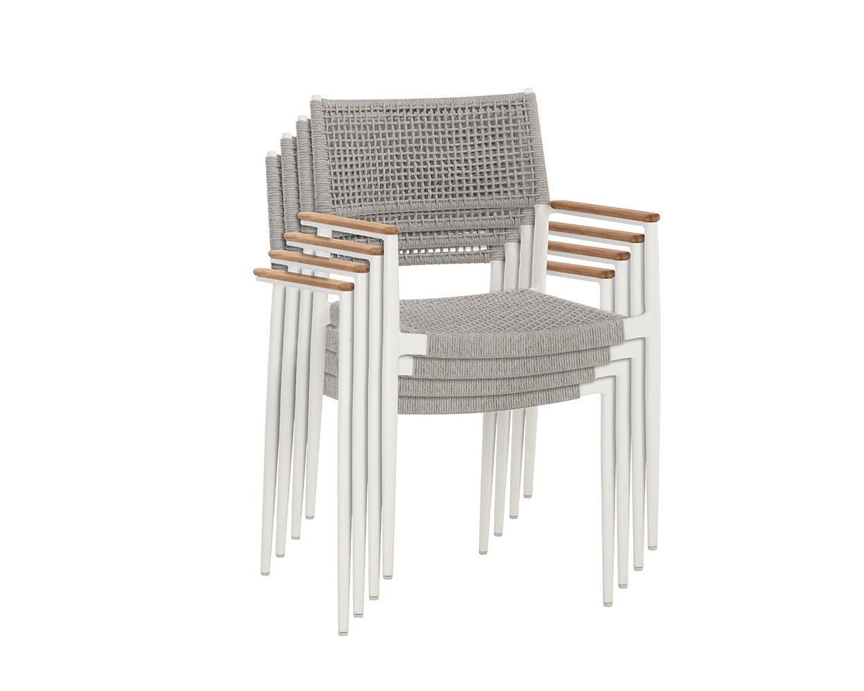 nava-stackable-dining-armchair-white-111090 - view 4