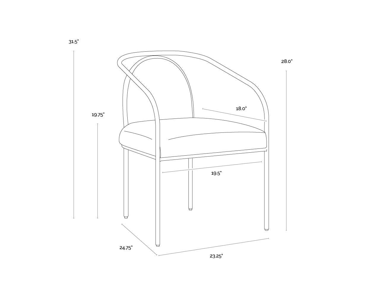 cicero-dining-armchair-111237 - view 20