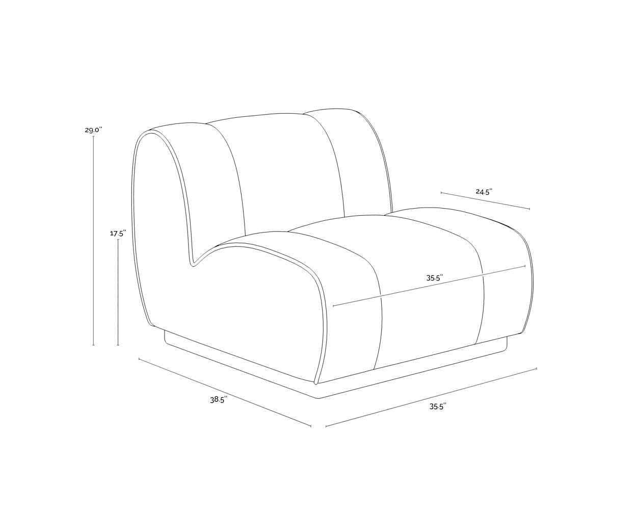 blaise-swivel-lounge-chair-111320 - view 14