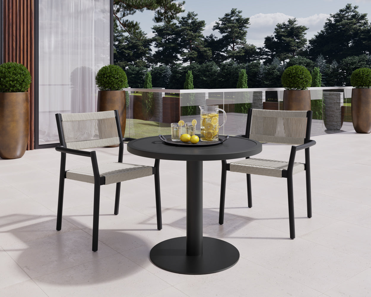 kavala-stackable-dining-armchair-charcoal-111559 - view 2