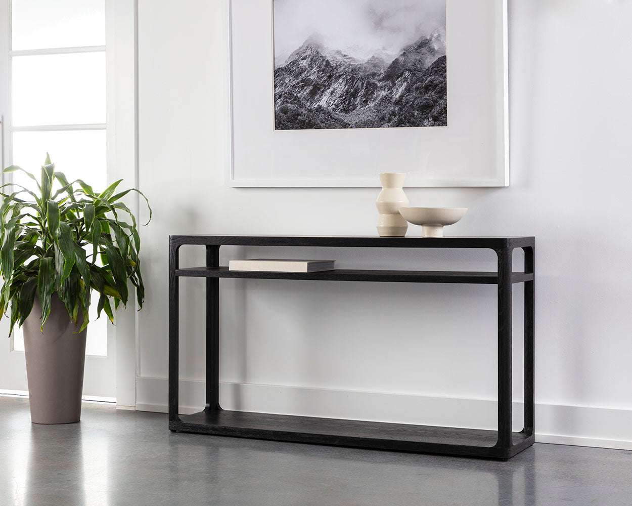 doncaster-console-table-black-111613 - view 2