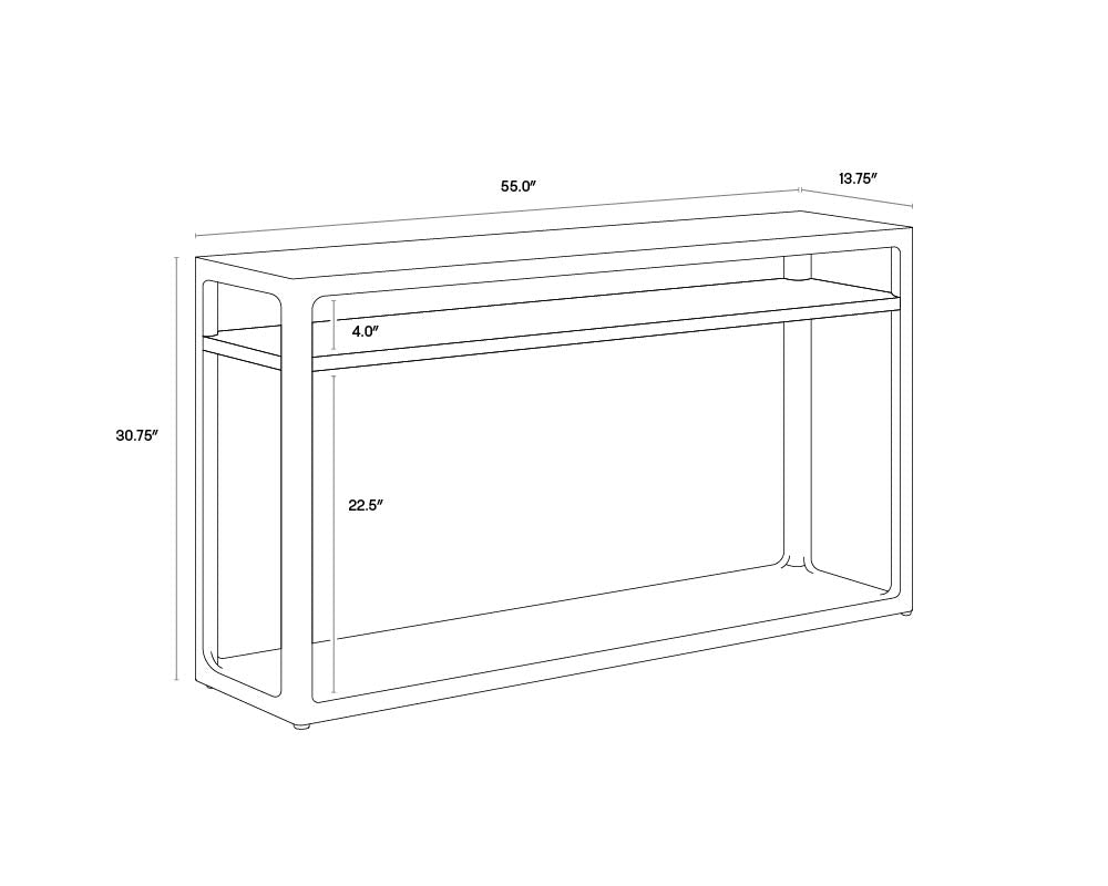 doncaster-console-table-black-111613 - view 7