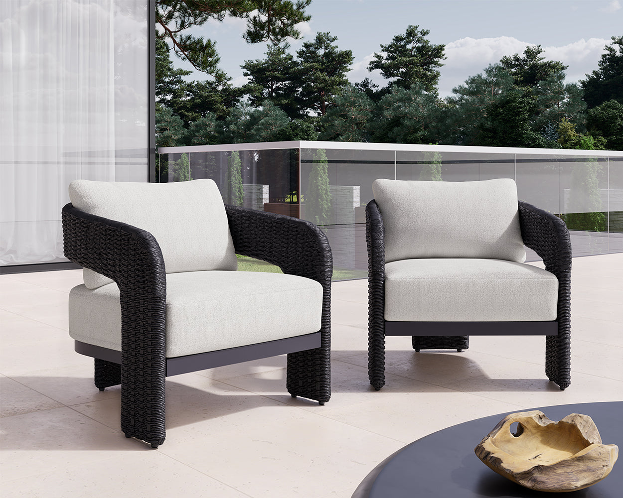 pylos-lounge-chair-black-111681 - view 2