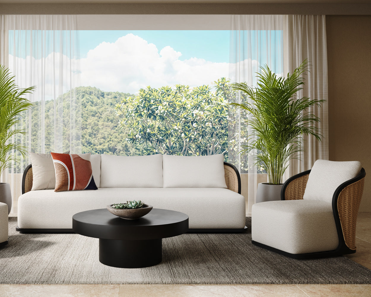 bora-swivel-lounge-chair-111685 - view 4