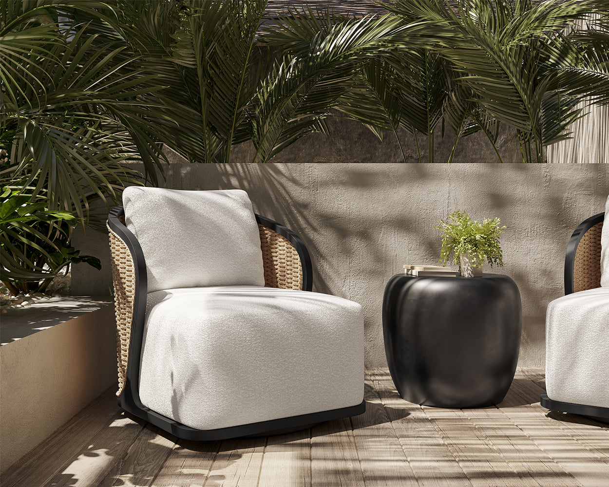 bora-swivel-lounge-chair-111685 - view 3