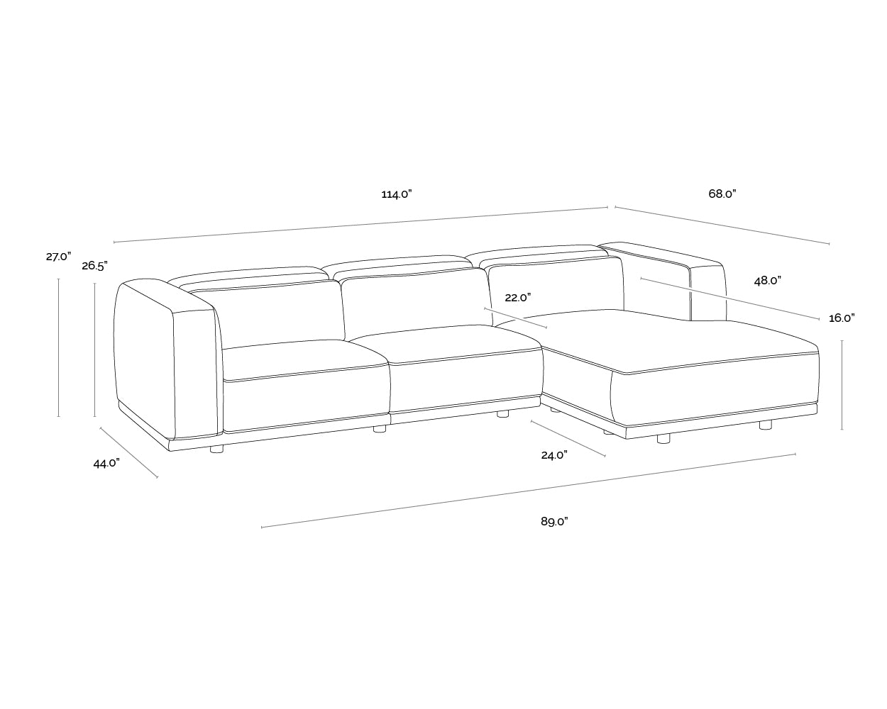 beau-sofa-chaise-raf-111849 - view 8