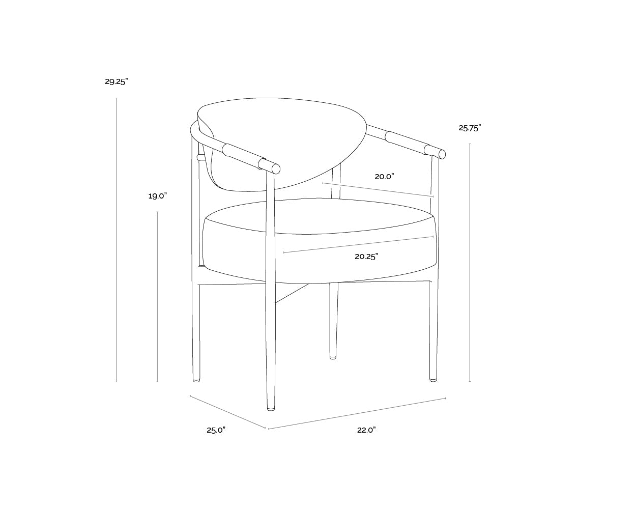 heloise-dining-armchair-111934 - view 20