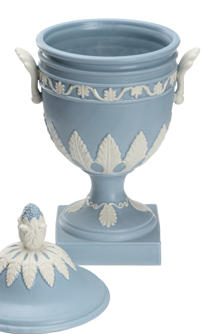 Wedgewood Urn - Blue/Gray
