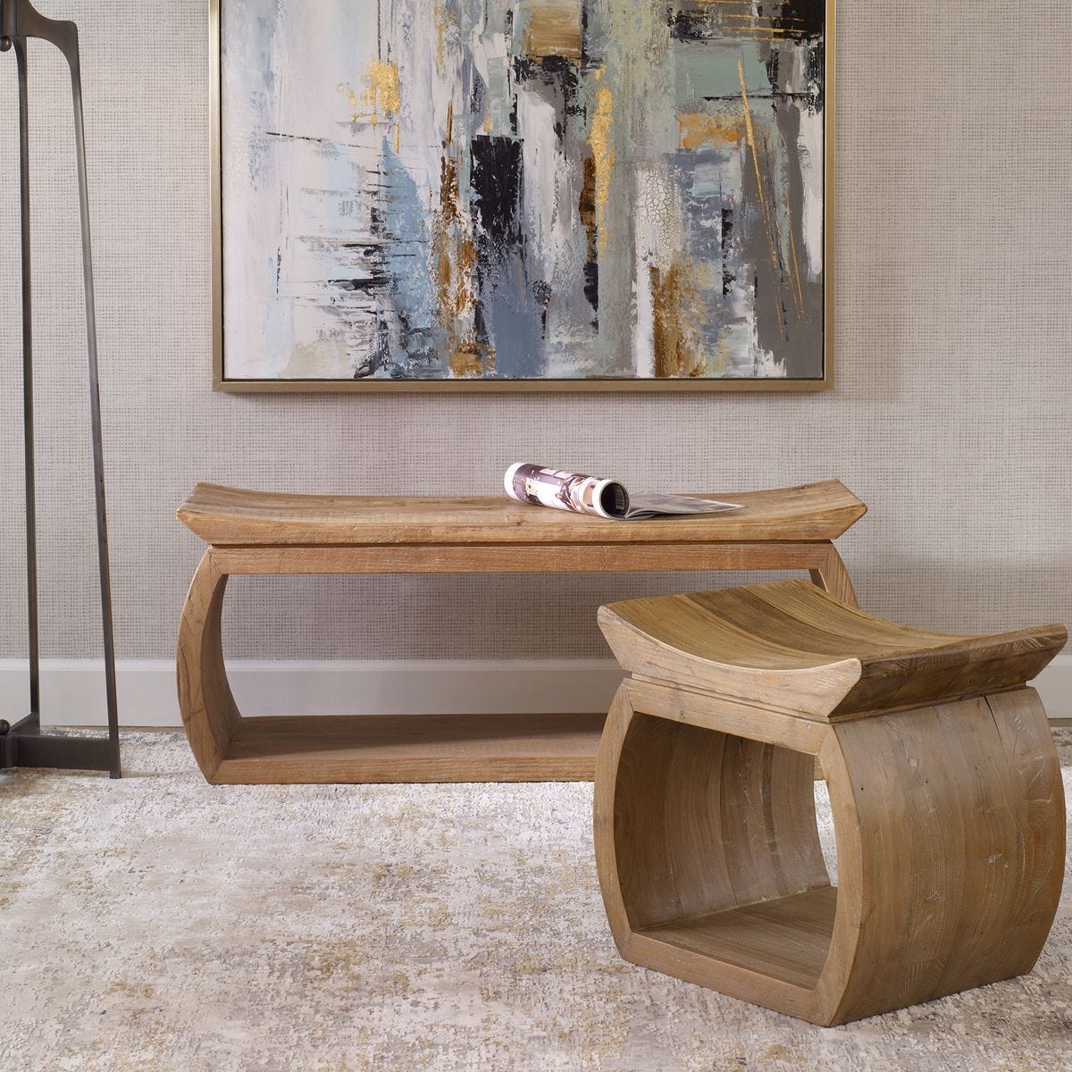 Connor Small Bench, Natural