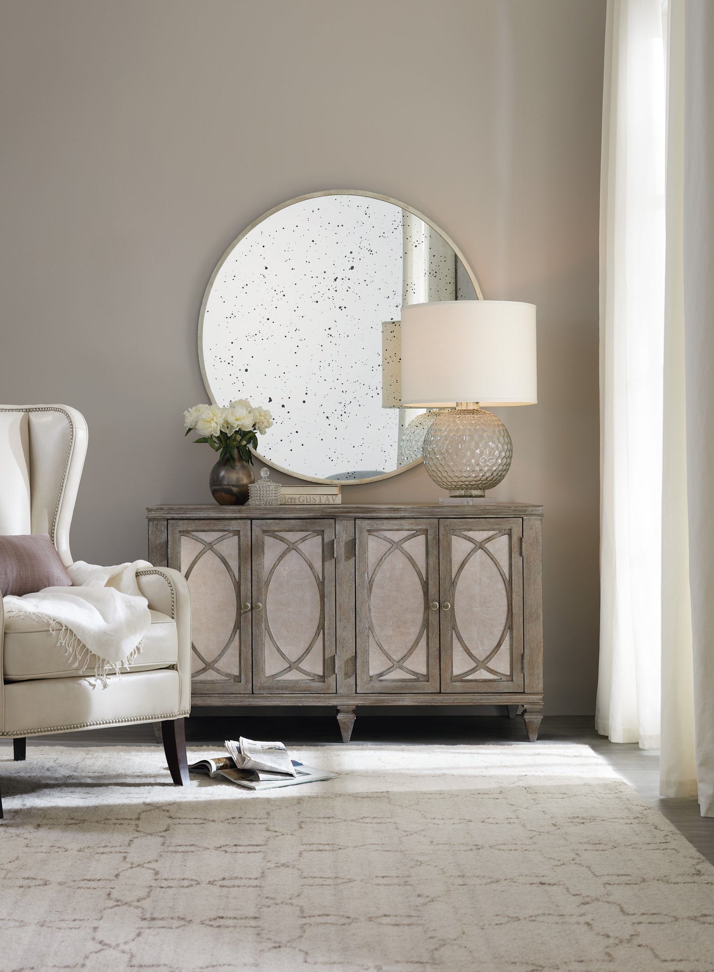 Hooker Furniture Rustic Glam Credenza 1641-10464-LTWD