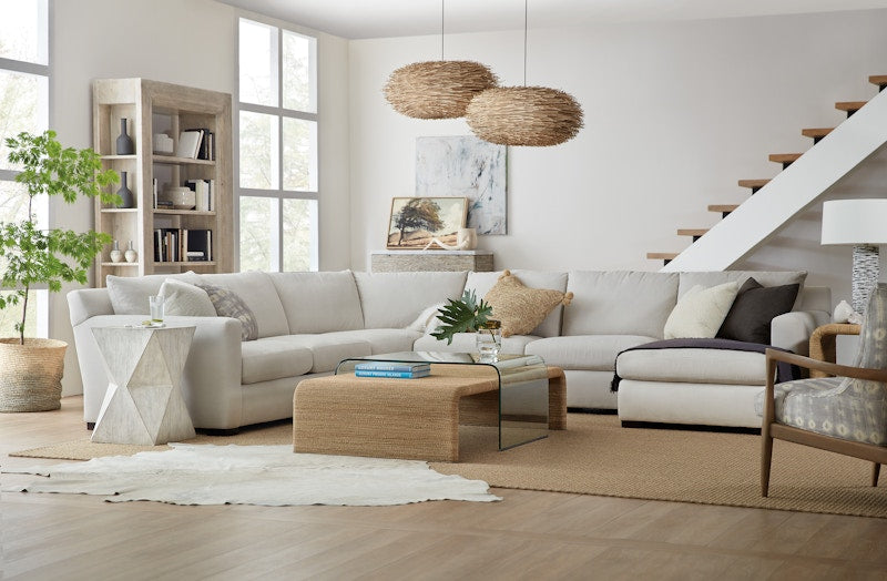 Hooker Furniture Amani Rope and Glass Cocktail Table 1672-80210-80