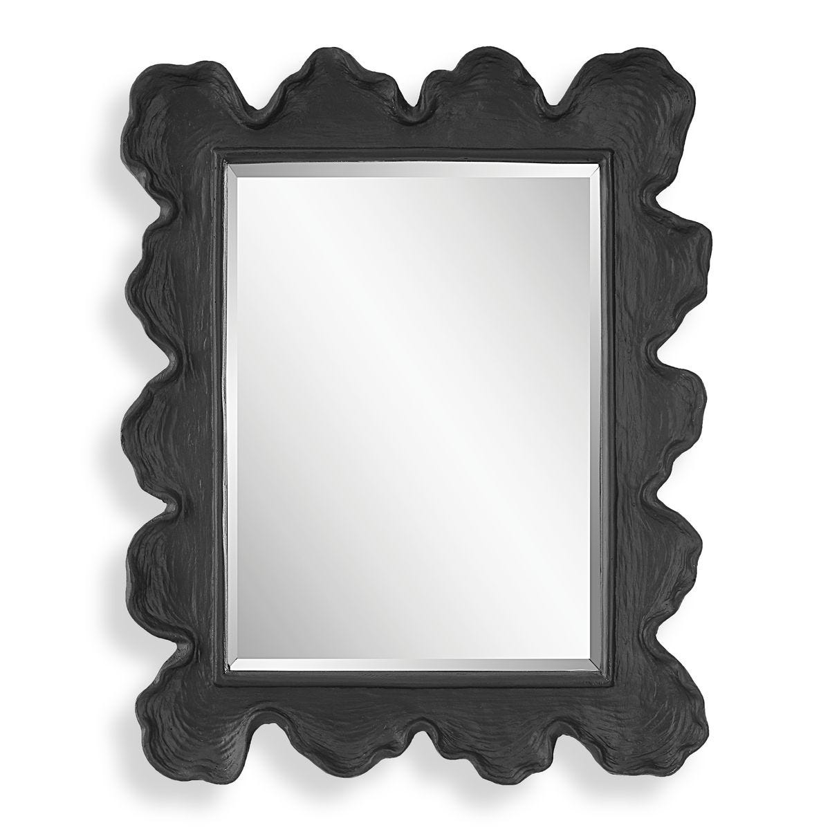 Sea Coral Mirror, Black - Kings Fine Art & Decor