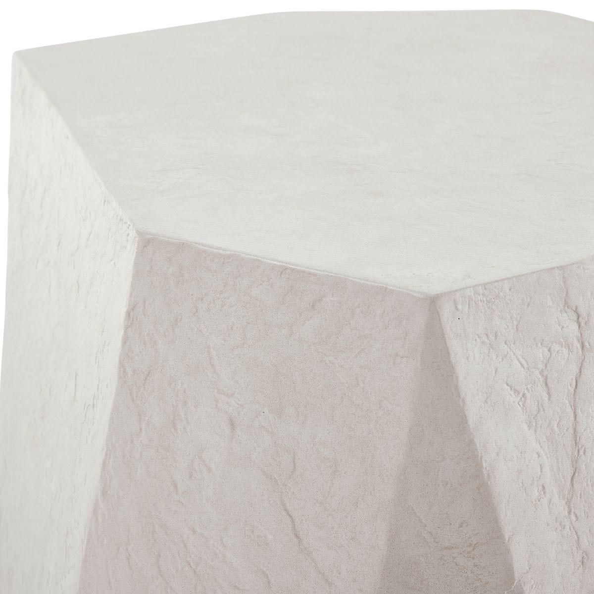 Parra Outdoor Side Table, Limestone