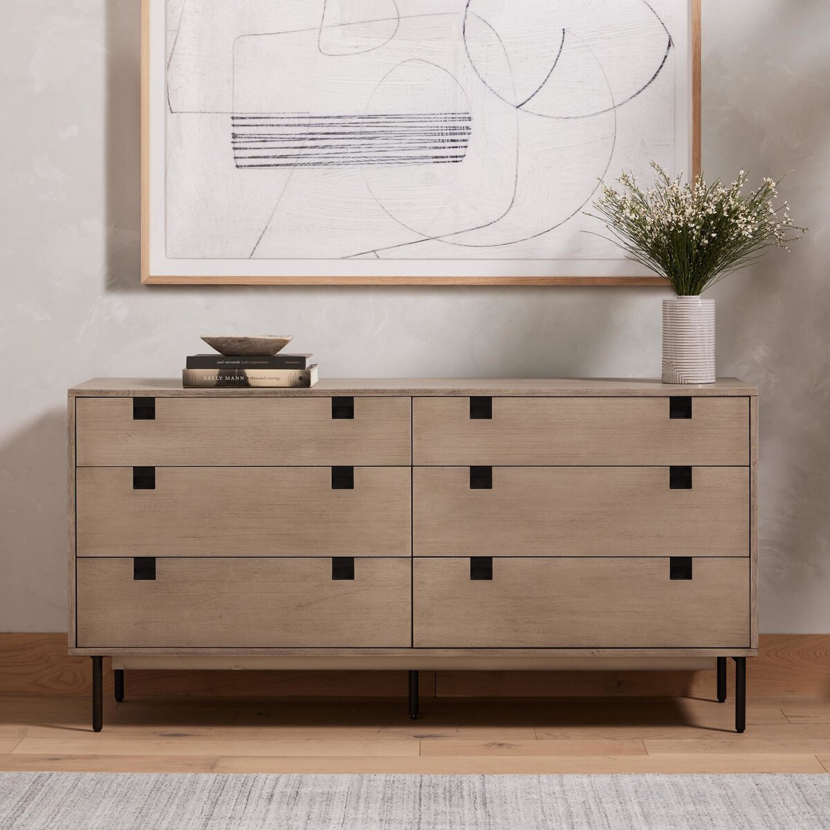 Carly 6 Drawer Dresser - Kings Fine Art & Decor