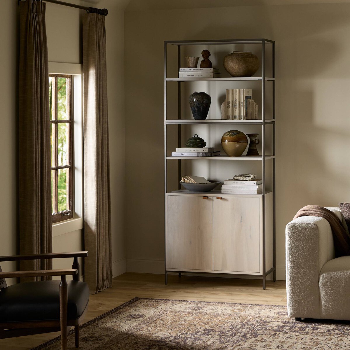 Trey Modular Wide Bookcase - Kings Fine Art & Decor
