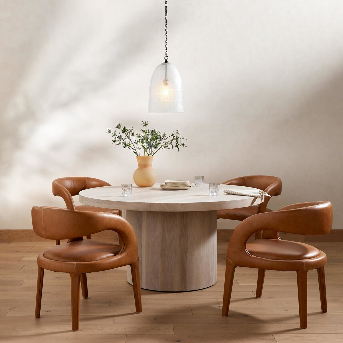 Hudson Round Dining Table - Kings Fine Art & Decor